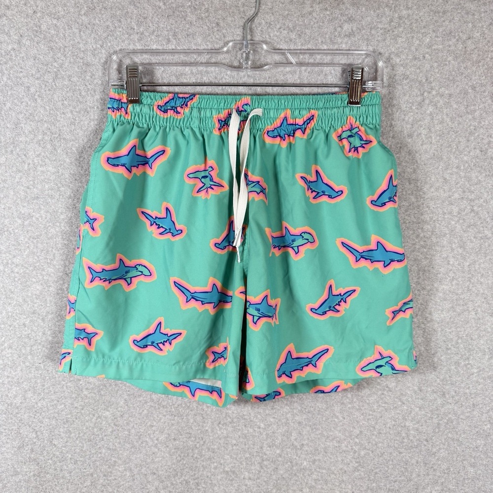 Chubbies Shorts Mens Medium 5.5 Blue Pull On Swim Casual